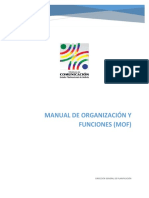 Manual de Organización y Funciones MC - 2018