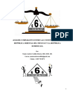 Análisis Comparativo Entre Las Constituciones La República Oriental Del Uruguay y La República Dominicana