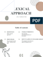 Lexical Approach