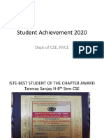 Cse - Student Achievent 2020