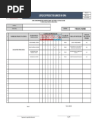 Listado de Productos Quimicos en Obra