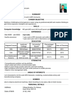 Resume Aakash Format3