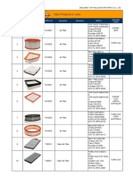 New Products in June: No. Picture Highfil No. Description Dimension Oem No. Applicable Models