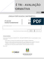 Avaliar É Tri - Avaliação Formativa: Caderno