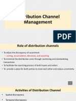 Distribution Channel Management