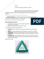 (Notes) 01 Information Assurance Vs Information Security