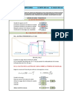 Diseño Hidraulico de Camara Rompe Carga de - 250mm