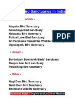 List of Bird Sanctuaries in India: Andhra Pradesh