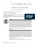 Análisis de Las Alteraciones de La Cáscara Del Huevo de Gallina