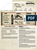 Avatar Legends Idealist Character Sheet