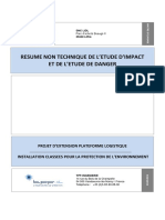 Résumé Non Technique Chambre Froide