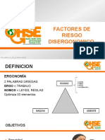 Factores de Riesgo Disergonomico