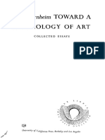 Toward A Psychology of Art Intro Rudolf Arnheim