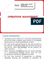 Operations Management Session 08 and 09 Chap 6 QuxHPR4geg