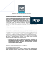 Instructivo para Consulta Nutricional Integrada