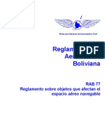 RAB - 77 - 2004 Objetos Que Afectan El Espacio Aéreo Navegable