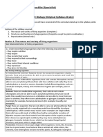 Y11 SAW 2022 IGCSE Biology (9-1) Syllabus Checklist - SP