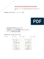 Exponential and Logarithmic Functions