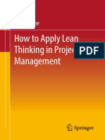 How To Apply Lean Thinking in Project Management