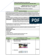 Formato de Planificación de Una Sesión de Clases