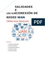 Generalidades Sobre Interconexión de Redes Wan