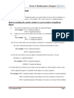 Form 4 Mathematics Chapter 1 