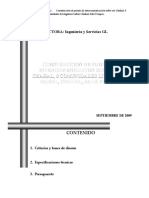 Especificaciones Puente Colgante