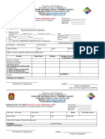 Latest PFT Form