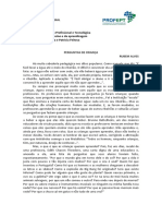 TEXTO Rubem Alves. Perguntas de Criança