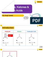 Aldehydes, Ketones and Carboxylic Acids Notes