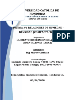 Lab - de Ingenieria de Cimentaciones - Primera - Practica - Relaciones Humedad-Densidad (Compactado Proctor)