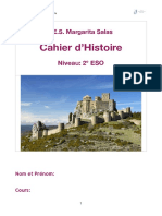 Cahier 2º ESO Histoire 2021-22