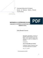 BIODANZA E A EXPRESSÃO DA IDENTIDADE. Erika Mendel Ferreira