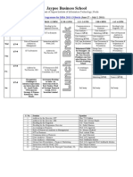 Orientation Programme Time Schedule MBA 2011 13