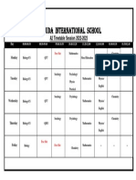 A2 Timetable Session 2022-2023-1