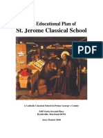 The Educational Plan of ST Jerome Classical School