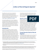 Cartilla para Desarrollar Un Plan de Negocio Agrícola