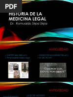 Historia de La Medicina Legal