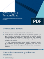 Personalidad Madura e Inmadura