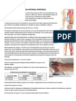 Enfermedad Arterial Periferica