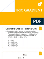 Geometric Gradient