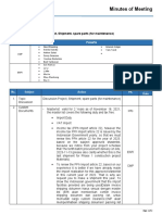 Discussion Project, Shipment, Spare Parts (For Maintenance)