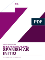 Ib SL Spanish Ab Initio Spanish v1