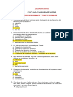 DERECHOS HUMANOS Y CONSTITUCIONALES Resuelto