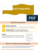 Rational Inequality