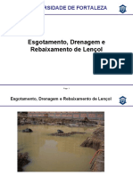 Aula 01 - Esgotamento, Drenagem e Rebaixamento de Lencol