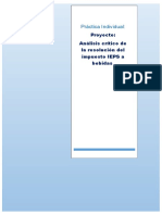  Proyecto Análisis Crítico de La Resolución Del Impuesto IEPS de Bebidas