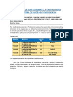 Protocolo de Mantenimiento y Operatividad Del Sistema de Luces de Emergencia