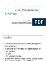 Ch02 Lecture03 ECEg3142 OOP 20181122-Introduction To Java Elements