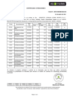 Certificado de Cotizaciones AFPModelo